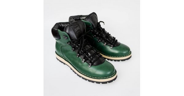 Зеленые ботинки фото Hiking leather boots Hiker #1 HS Emerald
